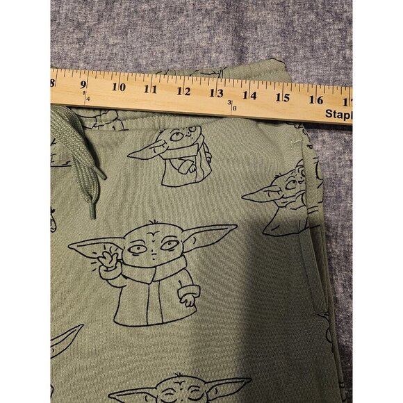 Star Wars Women Baby Yoda Fleece Olive Green Sweatpant W/Pockets Size Medium-NWT - Picture 11 of 14